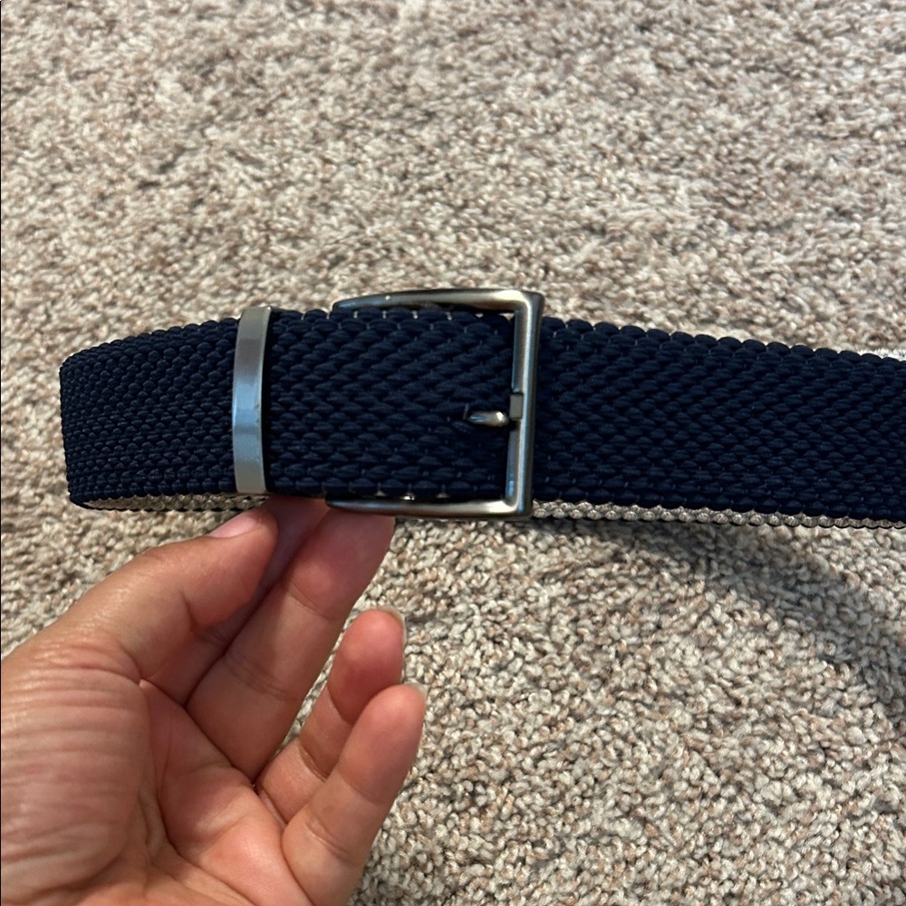 Tommy Bahama Gray and Brown Leather Belts - Picture 4 of 4